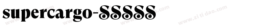 supercargo字体转换