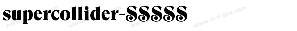 supercollider字体转换