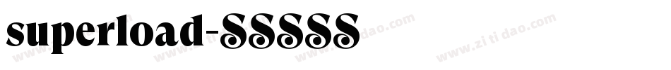 superload字体转换