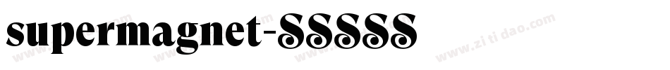 supermagnet字体转换