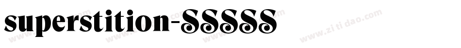superstition字体转换