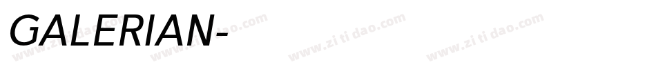 GALERIAN字体转换