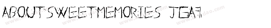 AboutSweetMemories-jGA7字体转换