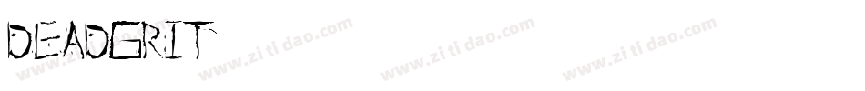 DEADGRIT字体转换