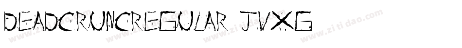 DeadCruncRegular-jVXG字体转换