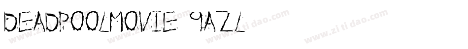 DeadpoolMovie-9AzL字体转换