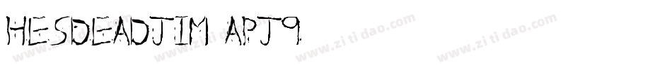 HesDeadJim-apj9字体转换