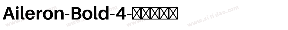 Aileron-Bold-4字体转换
