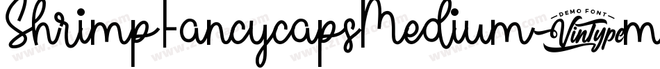 ShrimpFancycapsMedium-mDg9字体转换