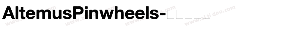 AltemusPinwheels字体转换