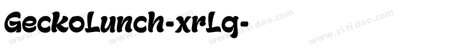 GeckoLunch-xrLq字体转换