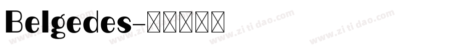 Belgedes字体转换