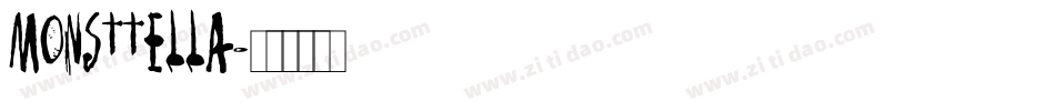 Monsttella字体转换