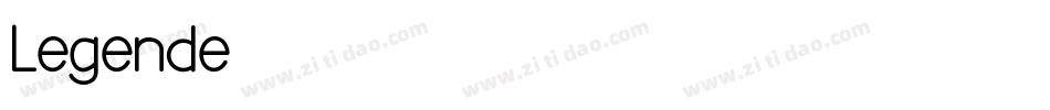 Legende字体转换