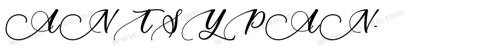 ANTSYPAN字体转换