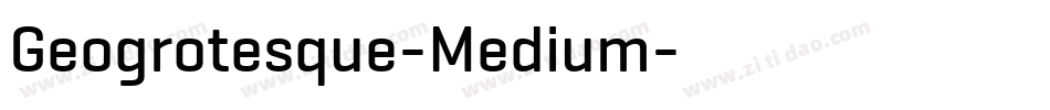 Geogrotesque-Medium字体转换