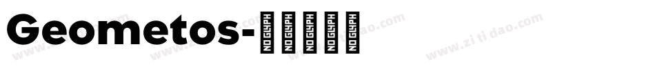 Geometos字体转换