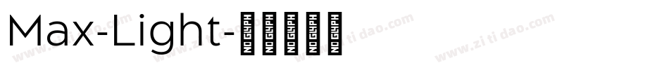 Max-Light字体转换