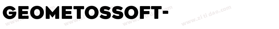 GeometosSoft字体转换