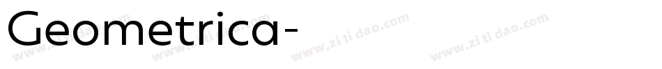 Geometrica字体转换