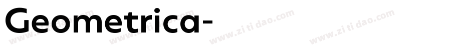 Geometrica字体转换