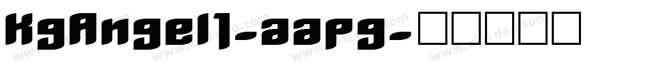 KgAngel1-aapg字体转换