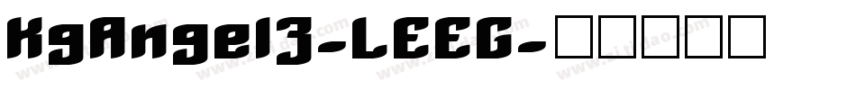 KgAngel3-LEEG字体转换
