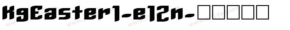 KgEaster1-e12n字体转换