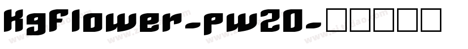 KgFlower-pwZO字体转换