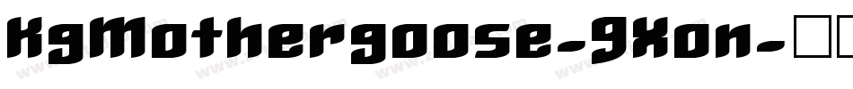 KgMothergoose-9Xon字体转换