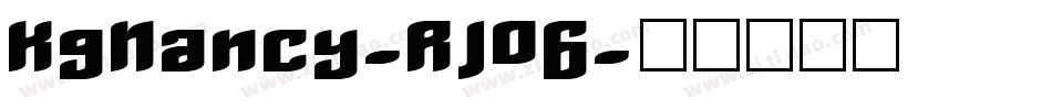 KgNancy-RJ06字体转换