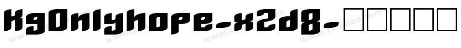 KgOnlyhope-xZd8字体转换