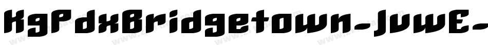 KgPdxBridgetown-JvwE字体转换