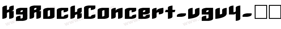 KgRockConcert-vgv4字体转换