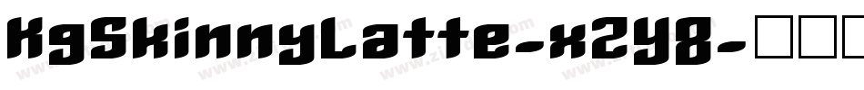 KgSkinnyLatte-xZY8字体转换