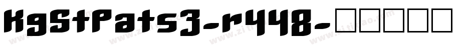 KgStPats3-r448字体转换
