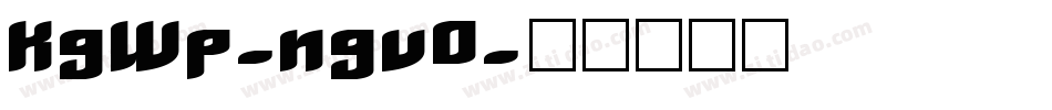 KgWp-ngv0字体转换