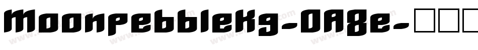 MoonpebbleKg-OA8e字体转换