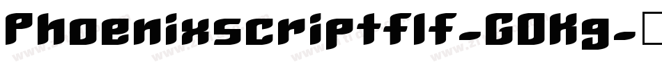 Phoenixscriptflf-GOKg字体转换