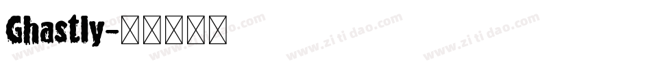 Ghastly字体转换