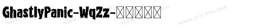 GhastlyPanic-WqZz字体转换