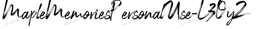 MapleMemoriesPersonalUse-L3OyZ字体转换