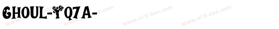 Ghoul-Yq7a字体转换