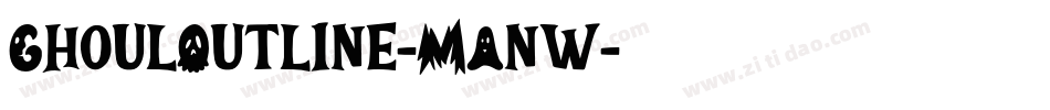 GhoulOutline-MAnw字体转换