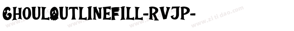 GhoulOutlineFill-rvjp字体转换