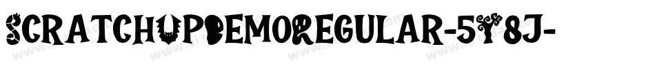 ScratchUpDemoRegular-5Y8j字体转换