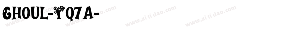 Ghoul-Yq7a字体转换