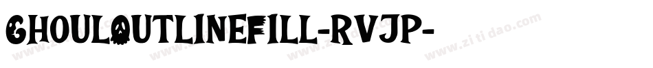 GhoulOutlineFill-rvjp字体转换