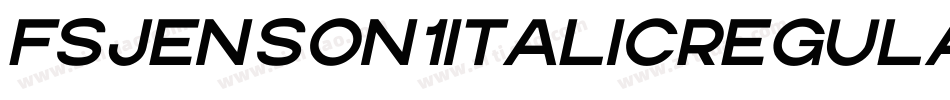 FsJenson1ItalicRegular-8dPZ字体转换