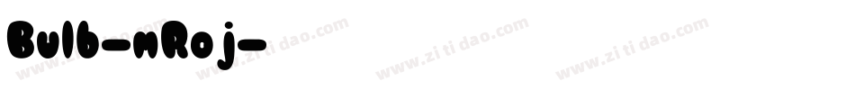 Bulb-mRoj字体转换